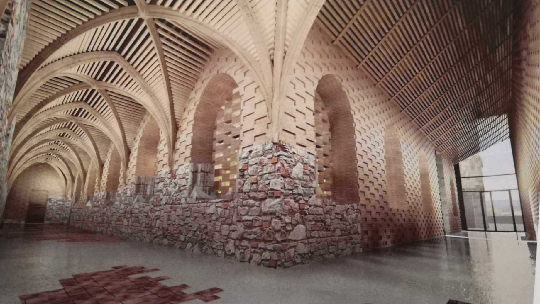 A terv célja, hogy a már ismert középkori falakat, funkciókat, részleteket minél nagyobb arányban megóvja és magába integrálja.